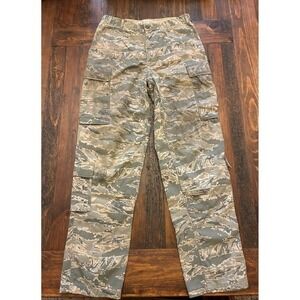 US Air Force Airman Battle Uniform ABU Digital Tiger Stripe Utility Pants, med